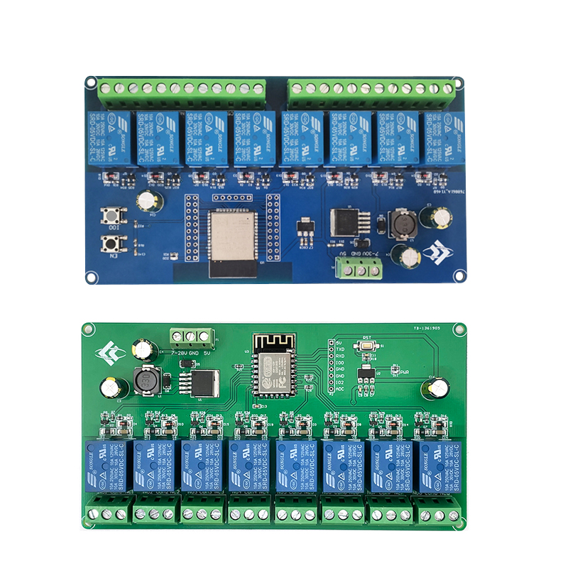 Relay 8 Channel Board - ESP8266 / ESP32 WIFI 8-Kanal-Relaismodul Esp-12F
