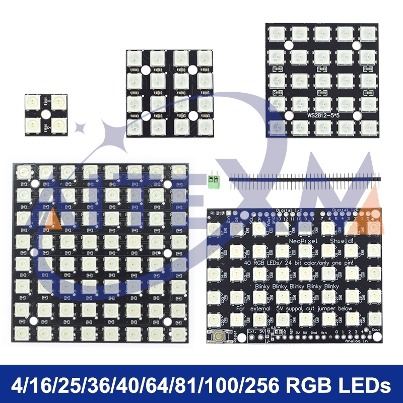 Rgb Led Matrix 8X8 - WS2812 Modul 5050 RGB 4x4 8x8