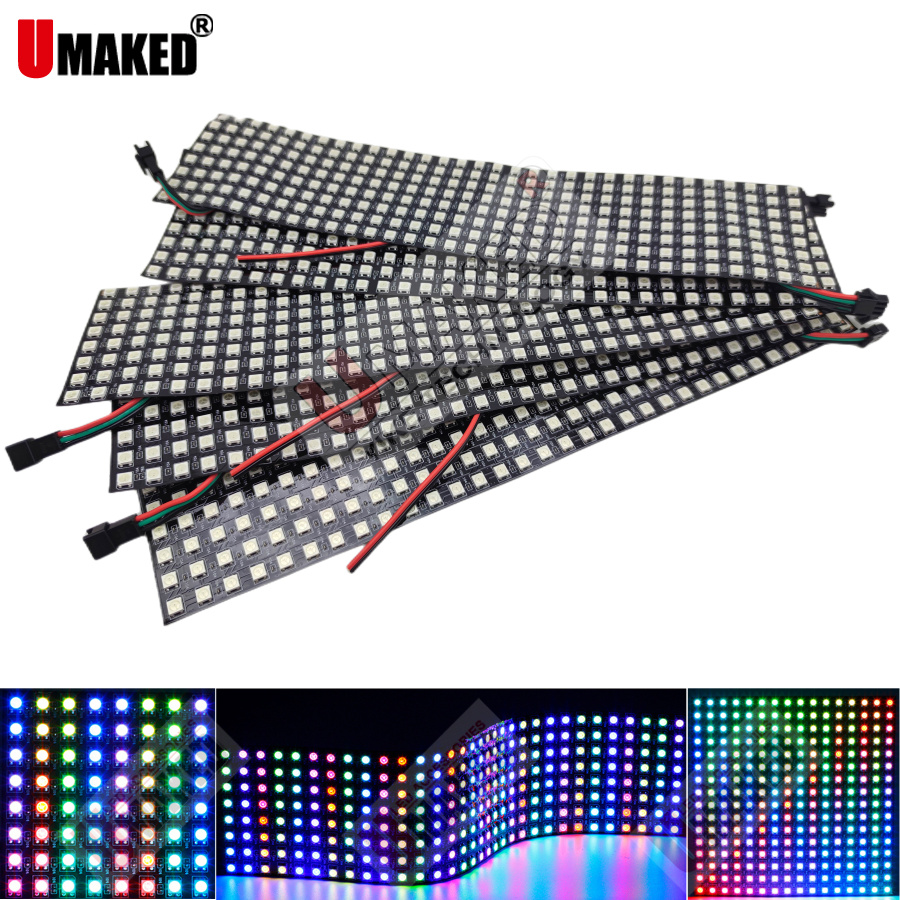 Rgb Led Matrix 8X8 - 2 Stück WS2812B individuell adressierbare digitale