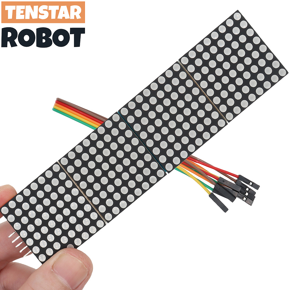 Rgb Led Matrix 8X8 - MAX7219 Dot Matrix Modul Mikrocontroller 4-in-1-Display