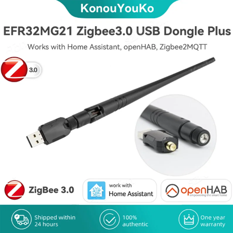 Zigbee Coordinator Stick - ZigBee 3.0 USB-Dongle Plus-E Universal Zigbee