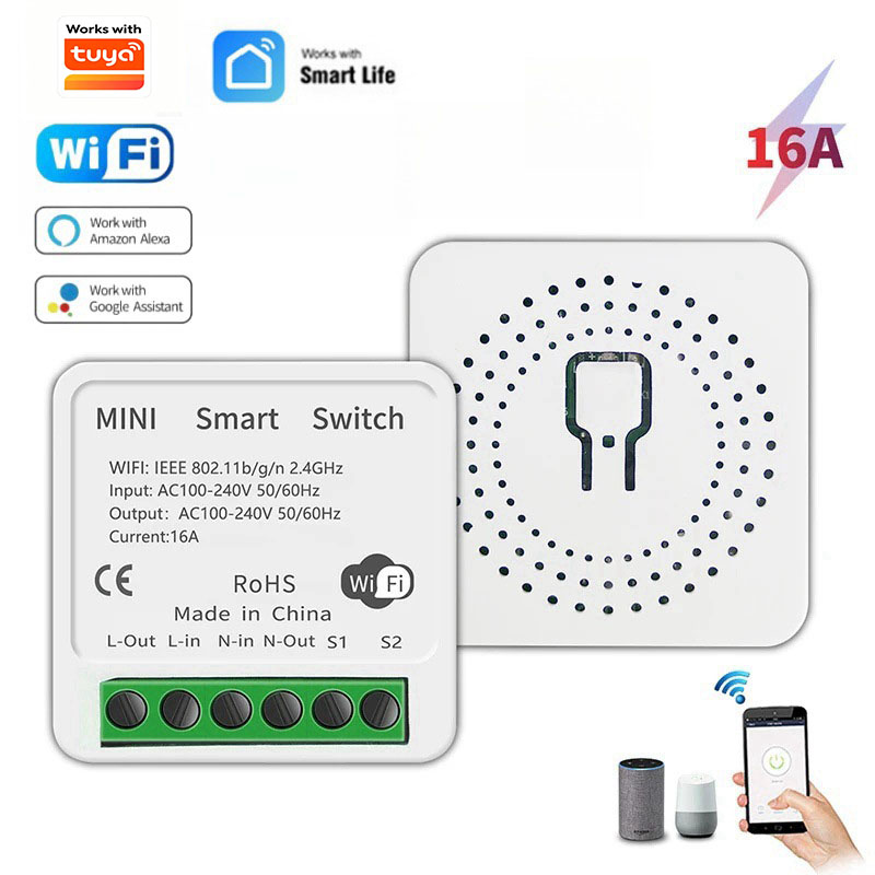 Diy Home Automation Controller - MINI 16A WLAN-Schalter DIY 1-Wege Fernbedienung