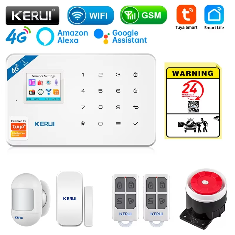 Smart Home Automation Diy - KERUI Sicherheit Alarm System Kit W184