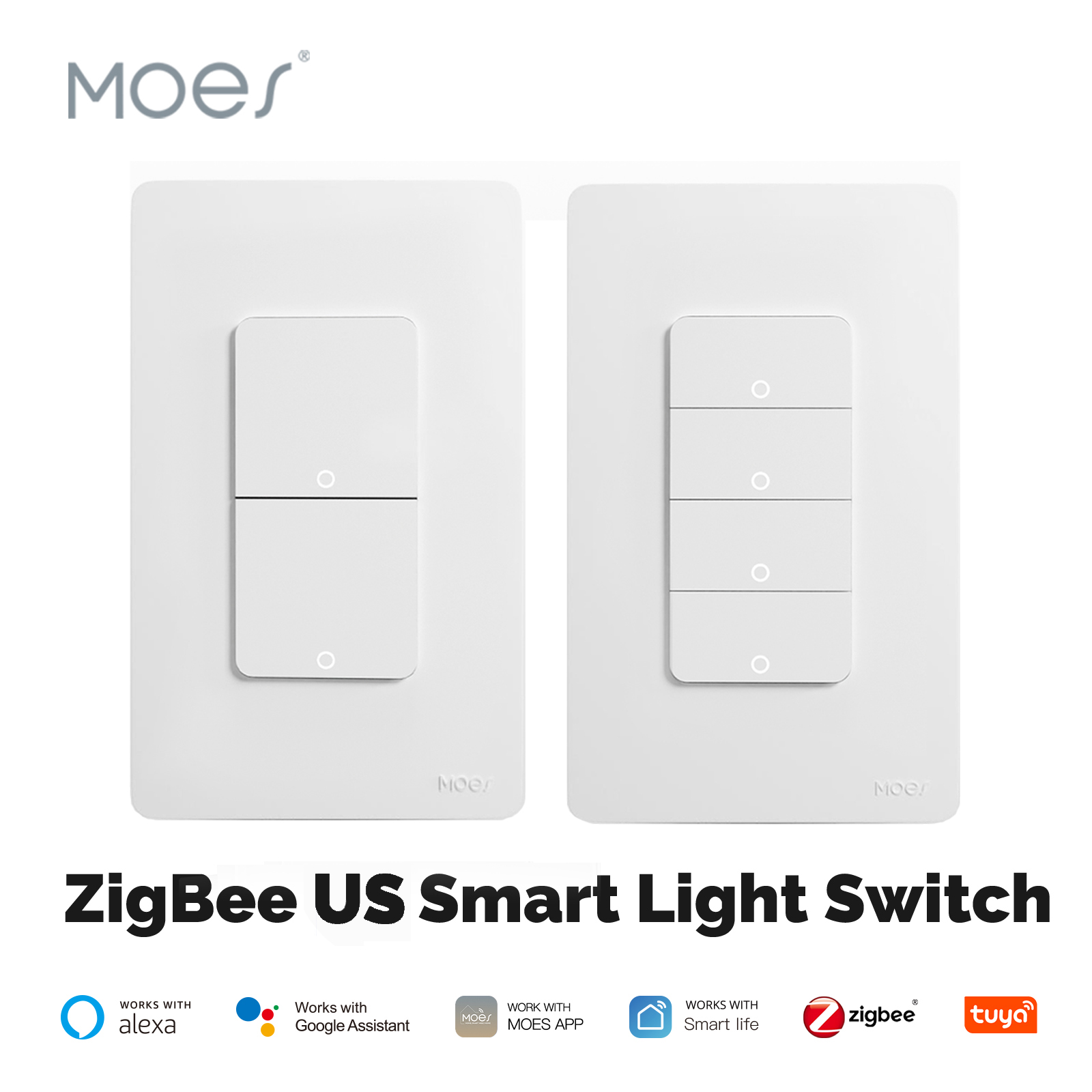 Home Automation Diy - MOES Tuya ZigBee Smart Lichtschalter US