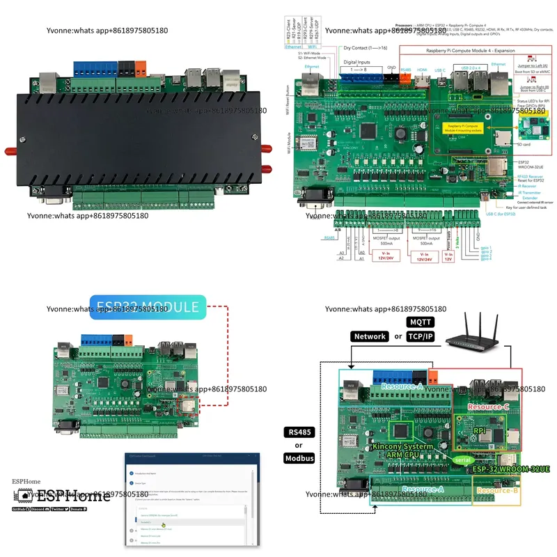 KC868-Server Ethernet WLAN RS2 – Diy Home Automation Server Bewertung und Preis