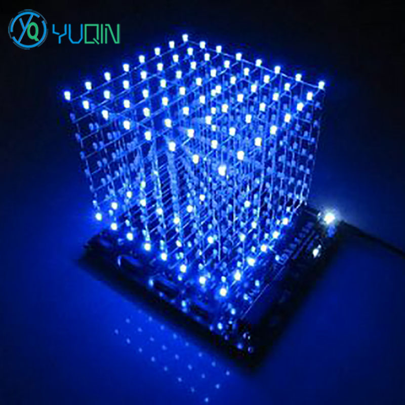 DIY 3D8 LED-Würfel-Kit 8 x 8 x – Rgb Led Matrix 8X8 Bewertung und Preis