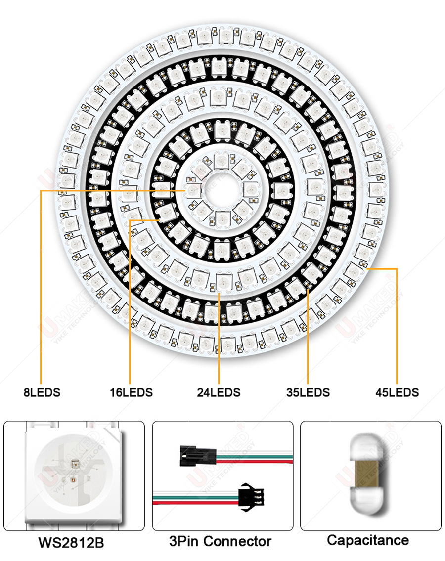 2 Stück WS2812B individuell ad – Rgb Led Matrix 8X8 Bewertung und Preis