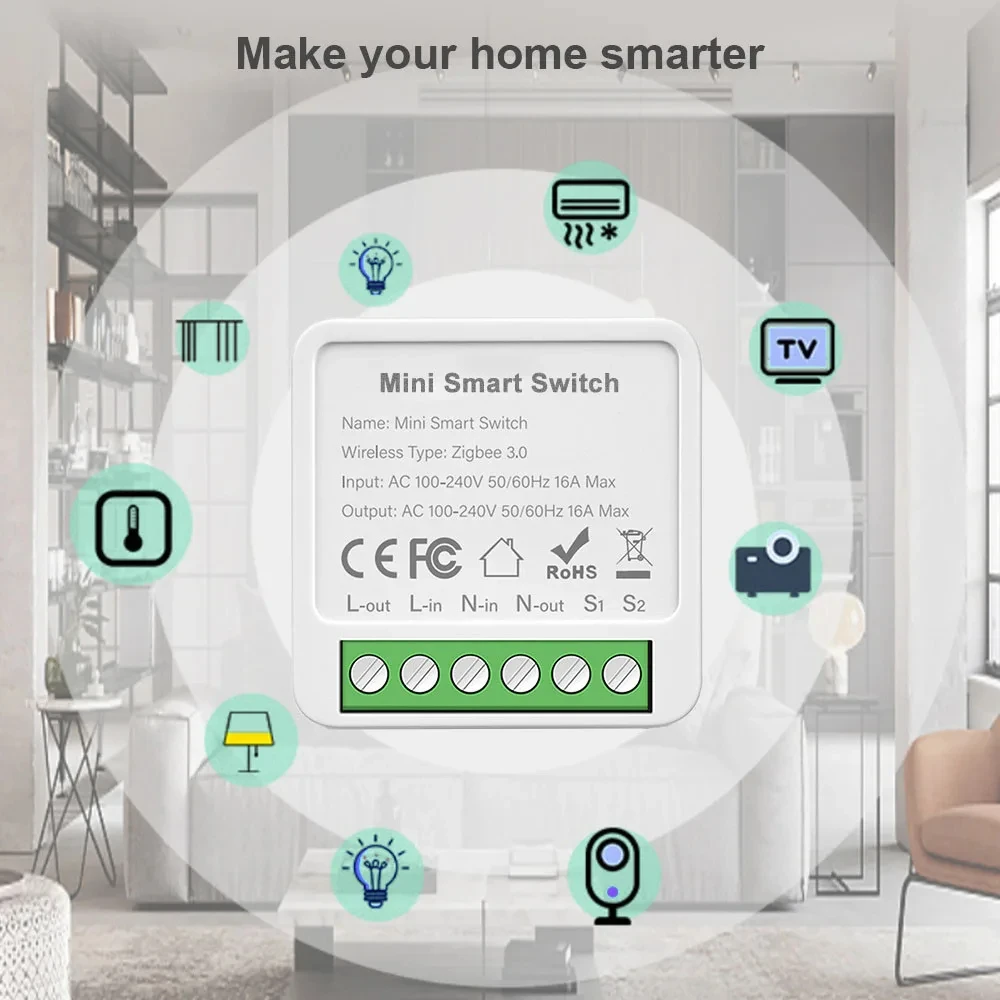 Mini WLAN Zigbee3.0 Smart Swit – Home Automation Diy Bewertung und Preis
