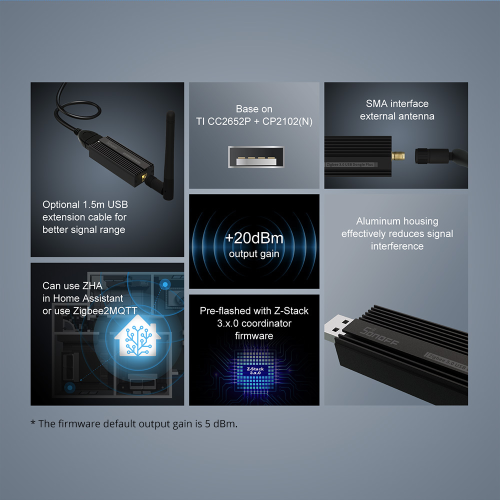 SONOFF Zigbee Gateway 3.0 ZBDo – Zigbee Coordinator Stick Bewertung und Preis