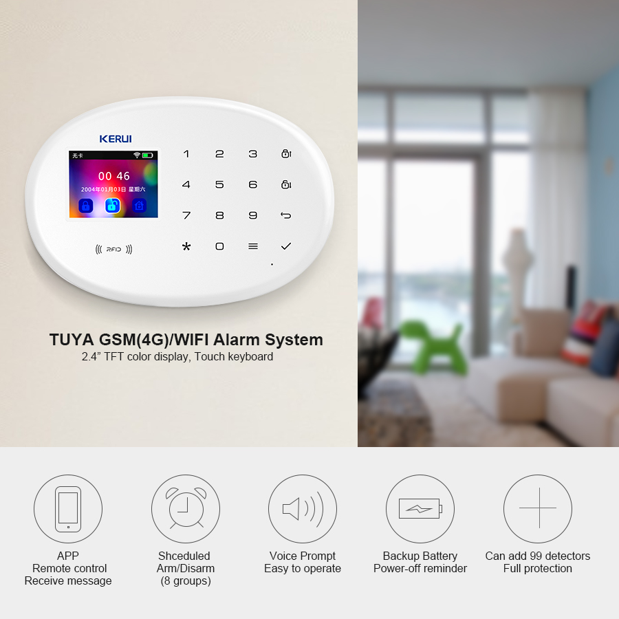 KERUI W202 WIFI GSM Alarm Syst – Smart Home Automation Diy Bewertung und Preis