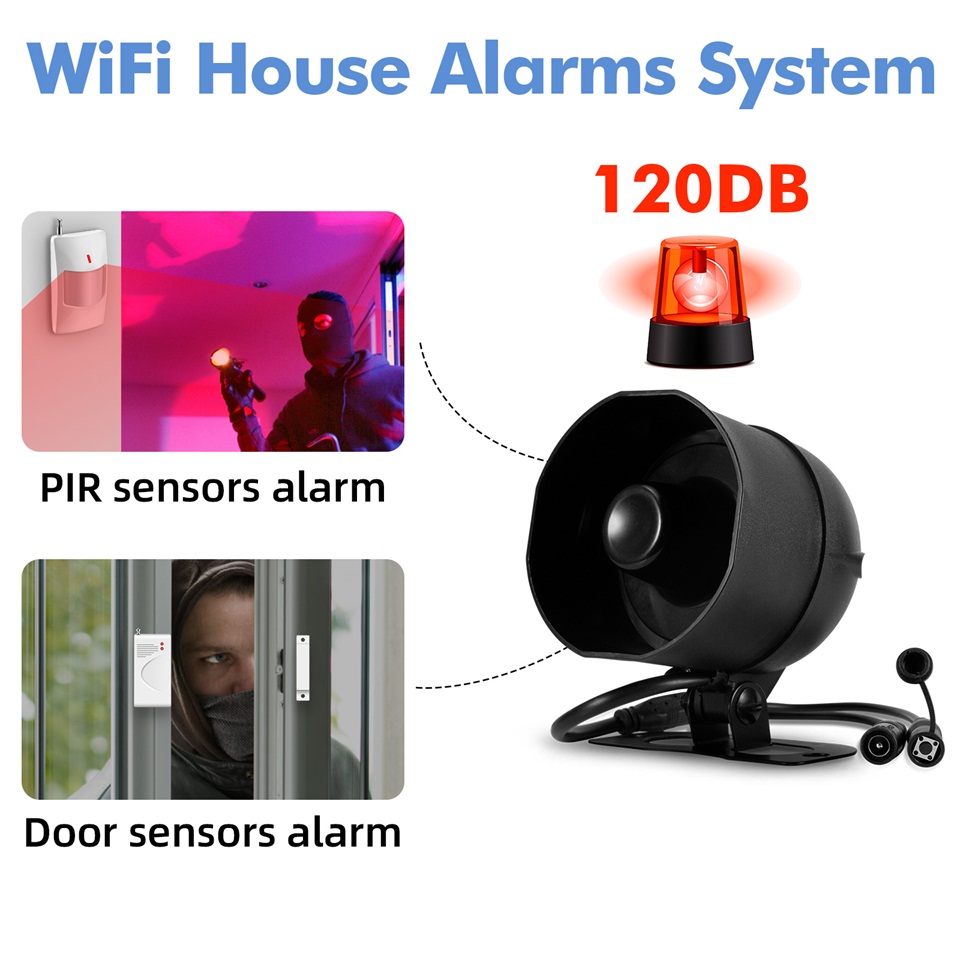 KERUI 120 dB Sirenen-Alarmsyst – Smart Home Automation Diy Bewertung und Preis