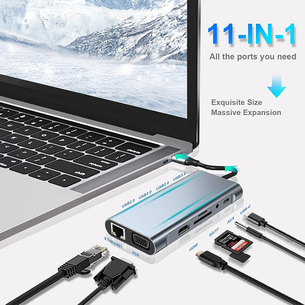 11-in-1 USB C Hub Thunderbolt  – Home Assistant Sd Bewertung und Preis