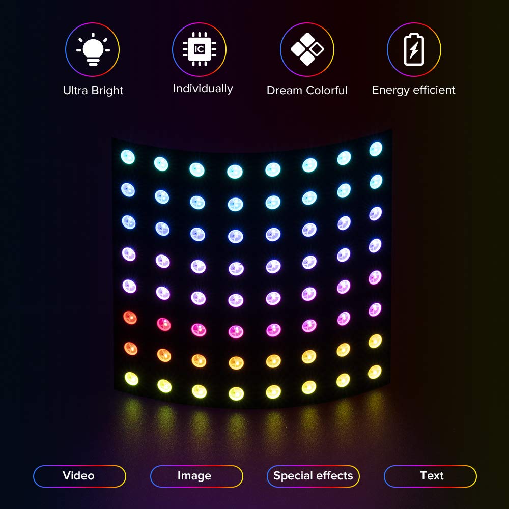 WS2812 LED 5050 RGB 8x8 64 Bit – Rgb Led Matrix 8X8 Bewertung und Preis