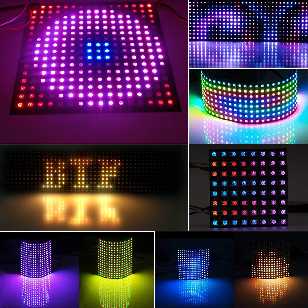 WS2812 LED 5050 RGB 8x8 64 Bit – Rgb Led Matrix 8X8 Bewertung und Preis