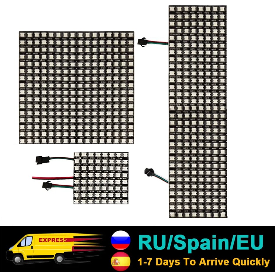 DC5V WS2812B 5050 RGB SMD Flex – Rgb Led Matrix 8X8 Bewertung und Preis