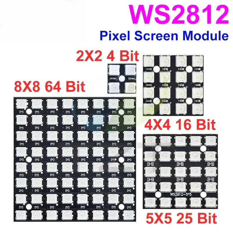 NEUE WS2812 LED 5050 RGB 8x8 L – Rgb Led Matrix 8X8 Bewertung und Preis