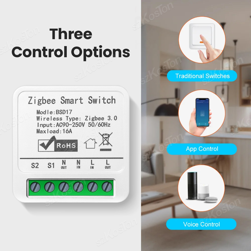 16A Tuya ZigBee Smart Switch M – Home Automation Diy Bewertung und Preis