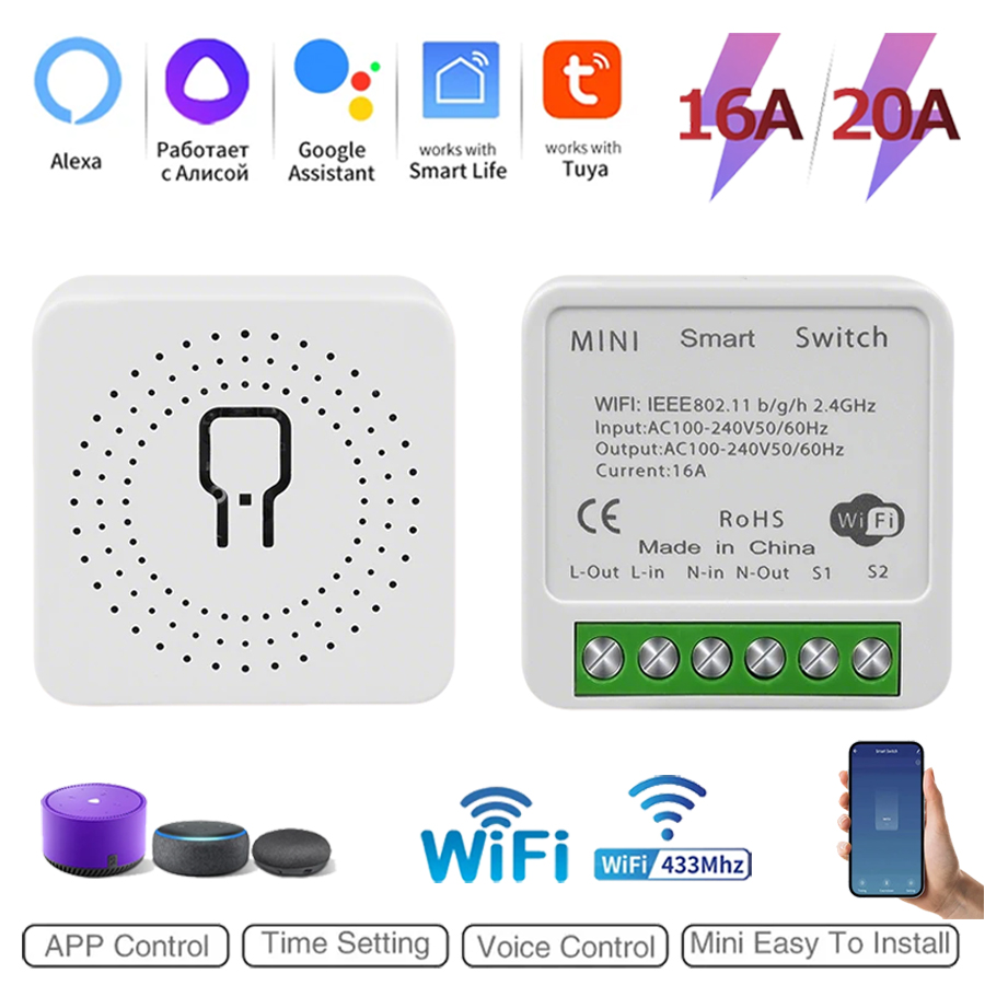 2-Wege Mini DIY Smart Switch T – Home Automation Diy Bewertung und Preis